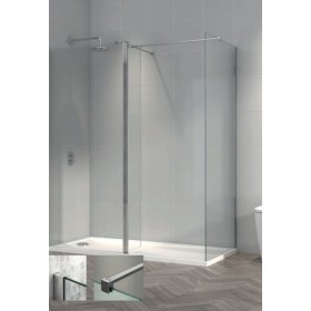 TI8 Chrome 800x1950x8mm Wetroom Panel TI8 Chrome 800x1950x8mm Wetroom Panel