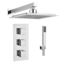 Concealed Thermostatic Shower Kit - Chrome