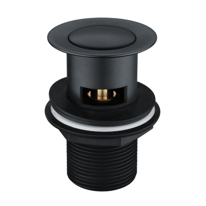 Orca Black Click Clack Basin Waste Slotted