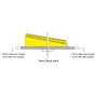 2mm Tile Levelling Spacer Clips – 250 PCS Standard Height Tile Leveling System for Wall & Floor Tiles