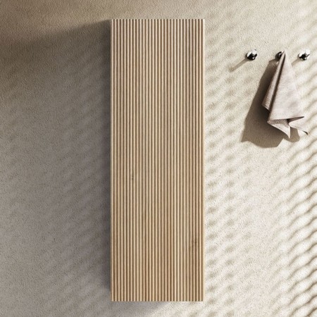 900mm Country Oak Wall Mounted Tall Cabinet