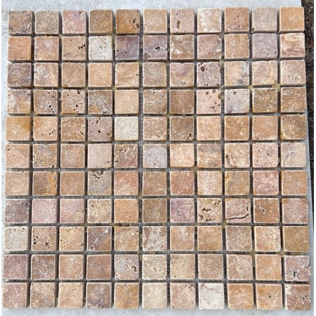 Light Travertine Mosaic - 30.5x30.5cm