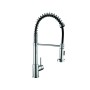K-Vit KST001 Chrome Pull Out Kitchen Mixer Tap – Modern Spring Pull-Out Spray Tap