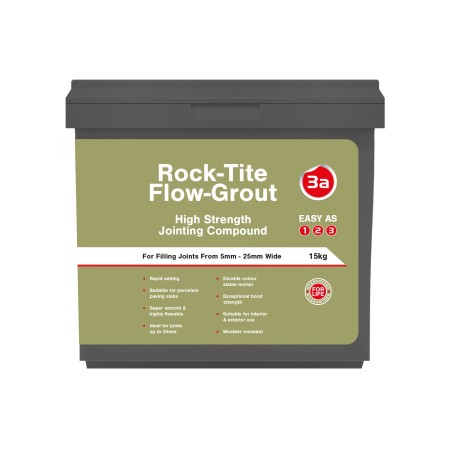 Rock-Tite Flow Grout Charcoal 15KG