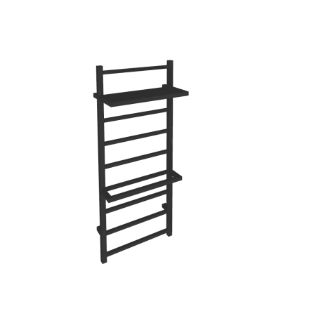 Eastbrook Launton 1200 x 500mm Straight Matt Anthracite Towel Rail
