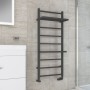 Eastbrook Launton 1200 x 500mm Straight Matt Anthracite Towel Rail