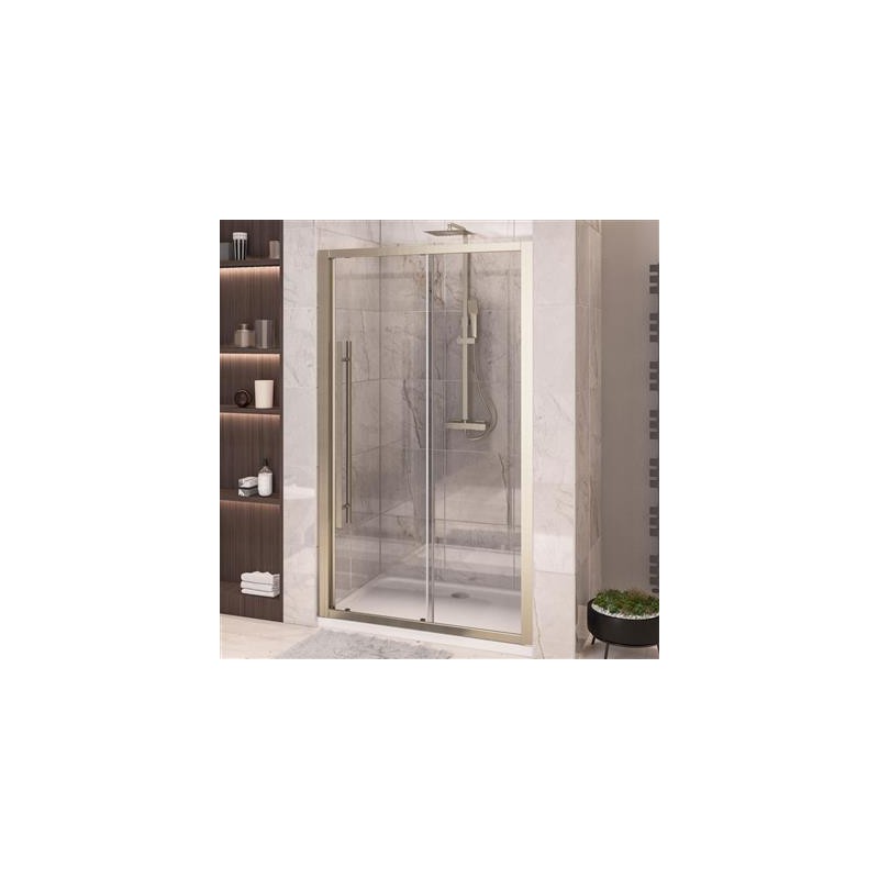 Eastbrook Vantage 2000 Easy Clean 1000mm Sliding Shower Door – Brushed Brass