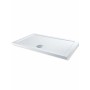 MX Elements 1000 x 800mm Rectangular Flat Top Shower Tray – White