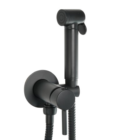VOS Douche Set for Cold and Hot Operation - Matt Black