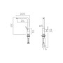 Camber Kitchen Tap Mixer — Polished Chrome