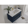 Highfield 800 Two Drawer Vanity Unit — Wall-Hung - Nocturne Blue