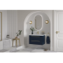 Highfield 800 Two Drawer Vanity Unit — Wall-Hung - Nocturne Blue