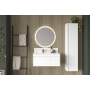 Loreto 800 Wall Hung Vanity Unit — Pearly White
