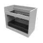 Byford 700 Two Drawer Slim Vanity Unit – White Matt