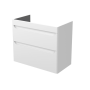Byford 700 Two Drawer Slim Vanity Unit – White Matt