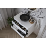 Byford 700 Two Drawer Slim Vanity Unit – White Matt