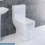 Wingrave II Close Coupled Toilet Cistern – White Dual Flush (Cistern Only)