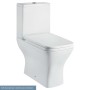 Wingrave II Curved Rectangular Soft Close Toilet Seat – White