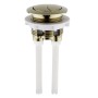 Harbour 38mm Brushed Brass Cistern Flush Button – Dual Flush Compatible