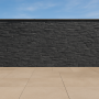 Black Slate Natural Stone Wall Cladding 15x60cm