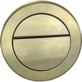 Brushed Brass Dual Flush Push Button for Concealed Cisterns Brushed Brass Dual Flush Push Button for Concealed Cisterns
