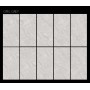 Opel Grey Matt 60x120cm Marble Effect Porcelain Tile