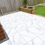 Statuario White Outdoor Porcelain Tile 60x90x2CM