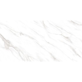Marbelous White Gloss 60x120cm Marble Effect Porcelain Tile