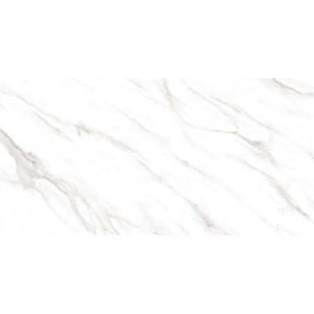 Marbelous White Gloss 60x120cm Marble Effect Porcelain Tile