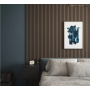 Chestnut Acoustic Slatted Wall Panel 600x2400mm