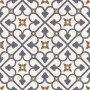 BRIGHTON BLUE PATTERNED PORCELAIN TILE 45X45cm