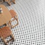 Lisbon Star White Patterned Ceramic Tile – 450x450mm