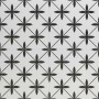 Lisbon Star White Patterned Ceramic Tile – 450x450mm