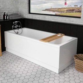 Beaufort Portland Single Ended (SE) 1750 × 750 × 440mm Bath – White
