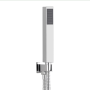 Vellamo Chrome Square Shower Outlet Elbow with Bracket, Hose & Handset