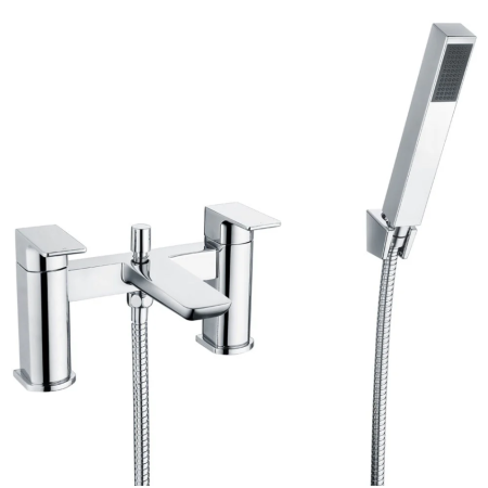 Swansea Chrome Bathroom Bath Shower Mixer Tap with Handset
