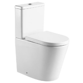 Tailored Ferrara Plus Rimless Short Projection Comfort Height WC with Soft Close Seat