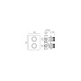 Safari Concealed 3 Outlet Thermostatic DX Shower Valve – Matt Black