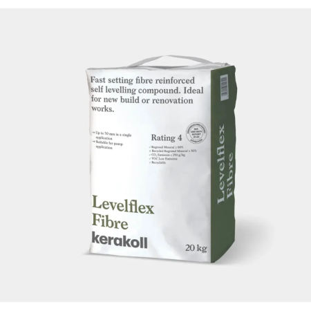 Kerakoll Levelflex Fibre – Fast Setting Self-Levelling Compound 20 kg