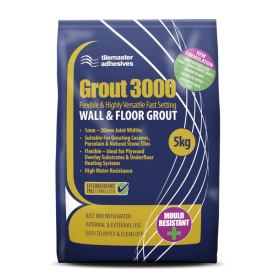 Grout 3000 – Flexible Wall & Floor Grout 5kg – Jasmine Grout 3000 – Flexible Wall & Floor Grout 5kg – Jasmine
