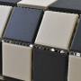 Victorian White & Black Chequer Mosaic Tile 291x291mm – Porcelain – Matt Finish