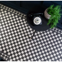 Victorian White & Black Chequer Mosaic Tile 291x291mm – Porcelain – Matt Finish