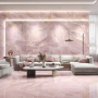 Grace Rose Polished 60x120cm Pink Onyx Effect Porcelain Tile