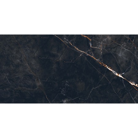 Costa 60×120 Black Matt Porcelain Tile – Marble Effect (Wall & Floor)