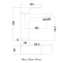 Muro Basin Mono Mixer Tap – Chrome