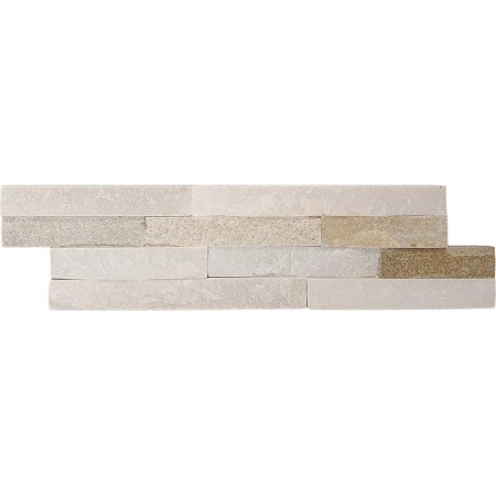 Oyster Beige Tile Split Face - 3D Effect 100x360