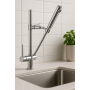 SCAFO Chrome Pull-Out Spray Kitchen Mixer Tap