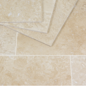 Lydia Classico Travertine Tile – Honed & Filled (406×610×12 mm)