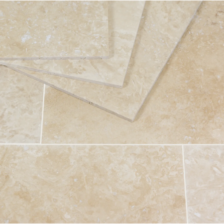 Lydia Classico Travertine Tile – Honed & Filled (406×610×12 mm)