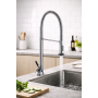 Splugen 2 STK596  Chrome Kitchen Mixer Tap – Twin-Jet Flexible Spout